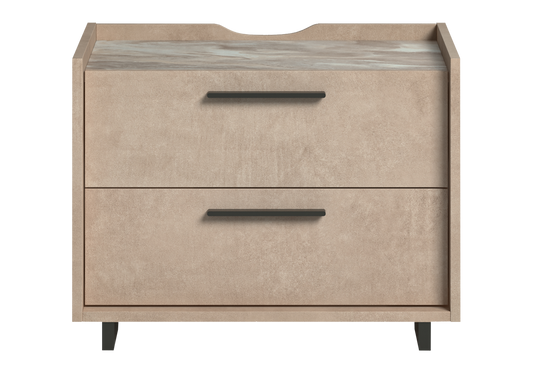 Table chevet design italien effet pierre – Dune