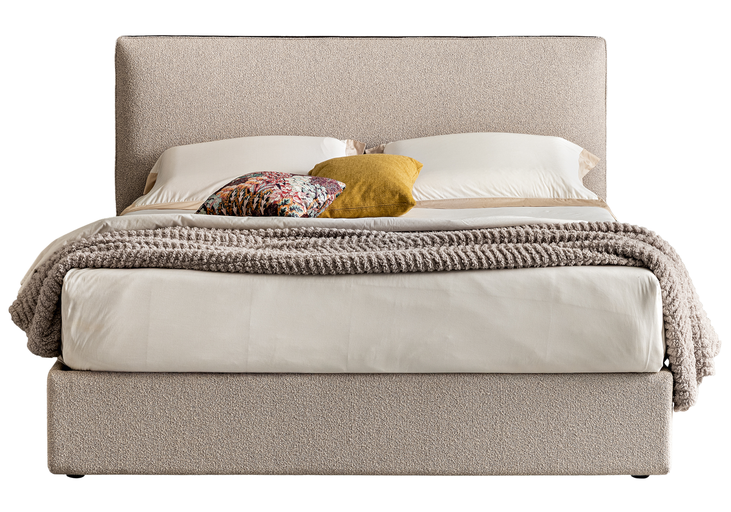 Lit tissu boucle design italien – Dune