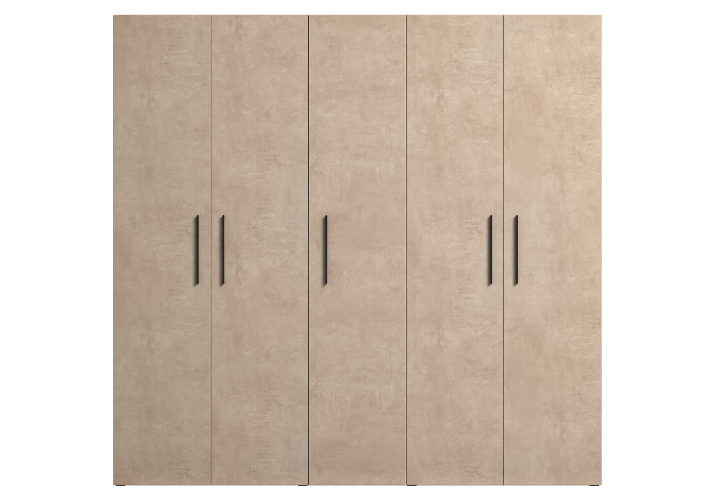 Armoire 5 portes design italien effet pierre - Dune