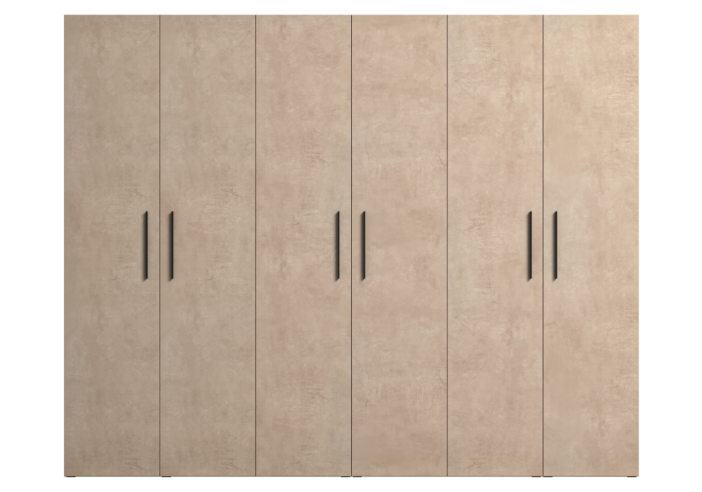 Armoire 6 portes design italien effet pierre – Dune