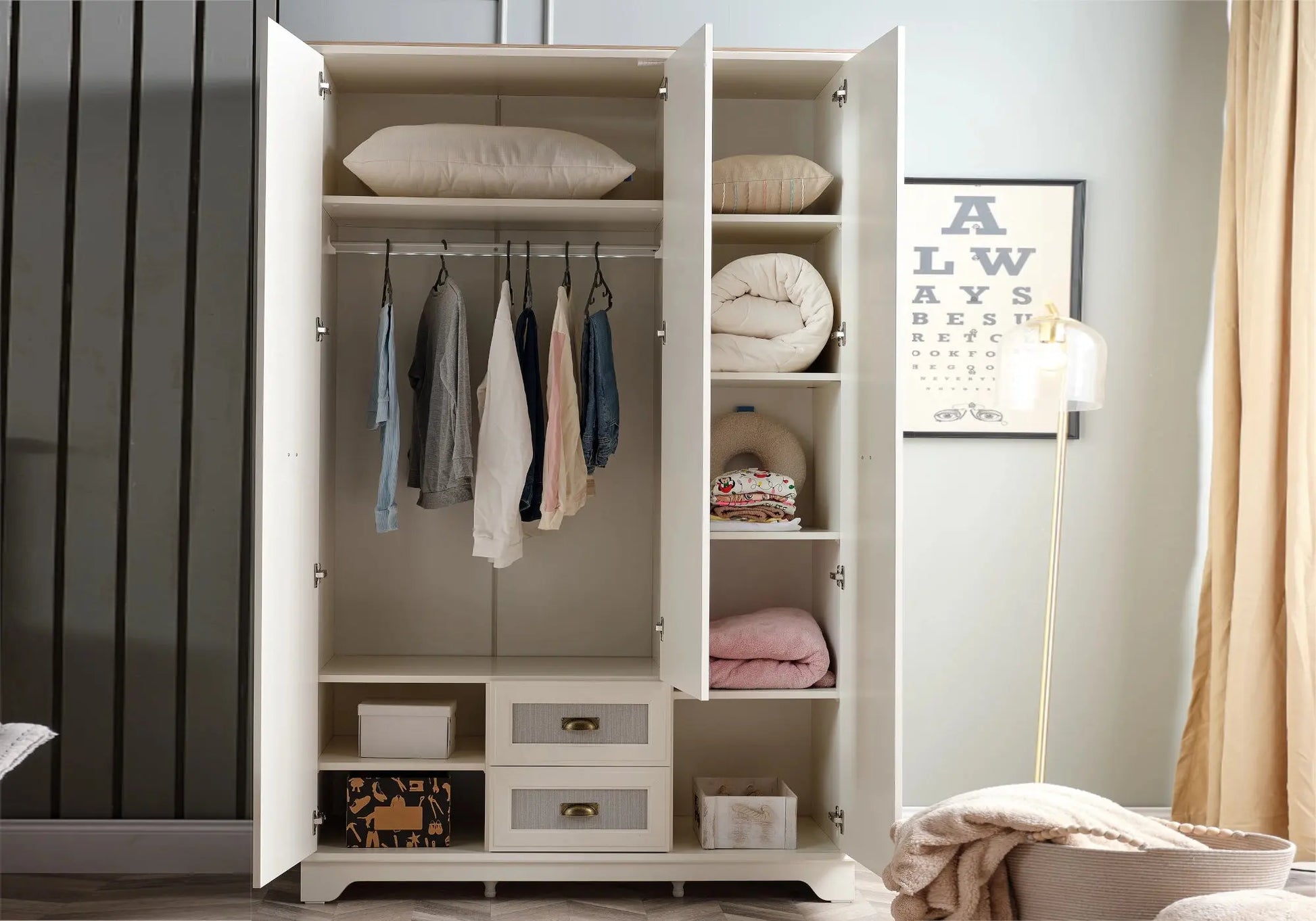 Ensemble chambre bébé Montessori blanc ODESSA kelekci.com