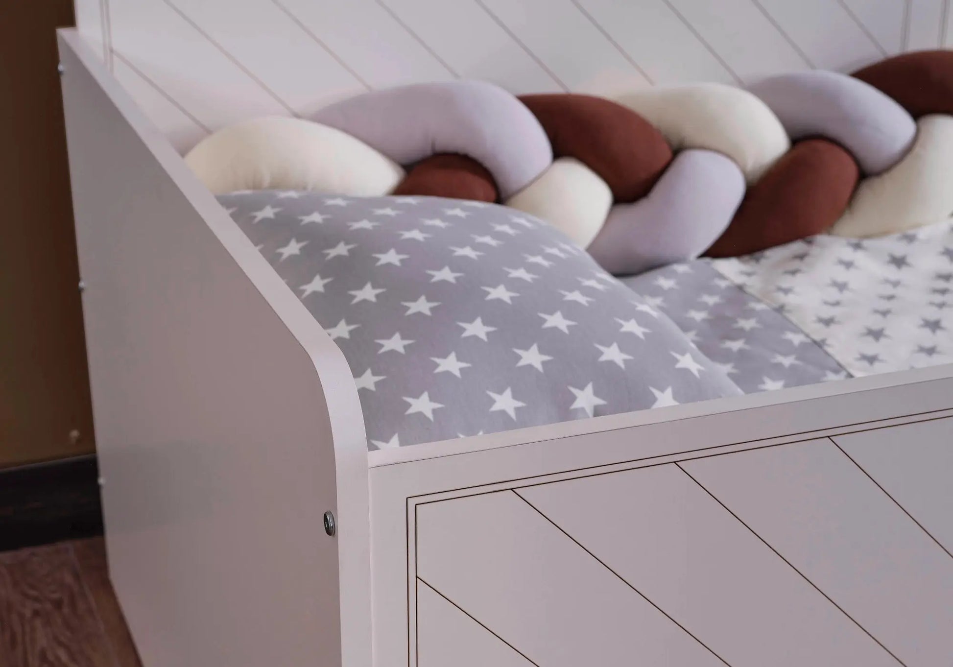 Ensemble chambre bébé Montessori blanc OSCAR kelekci.com