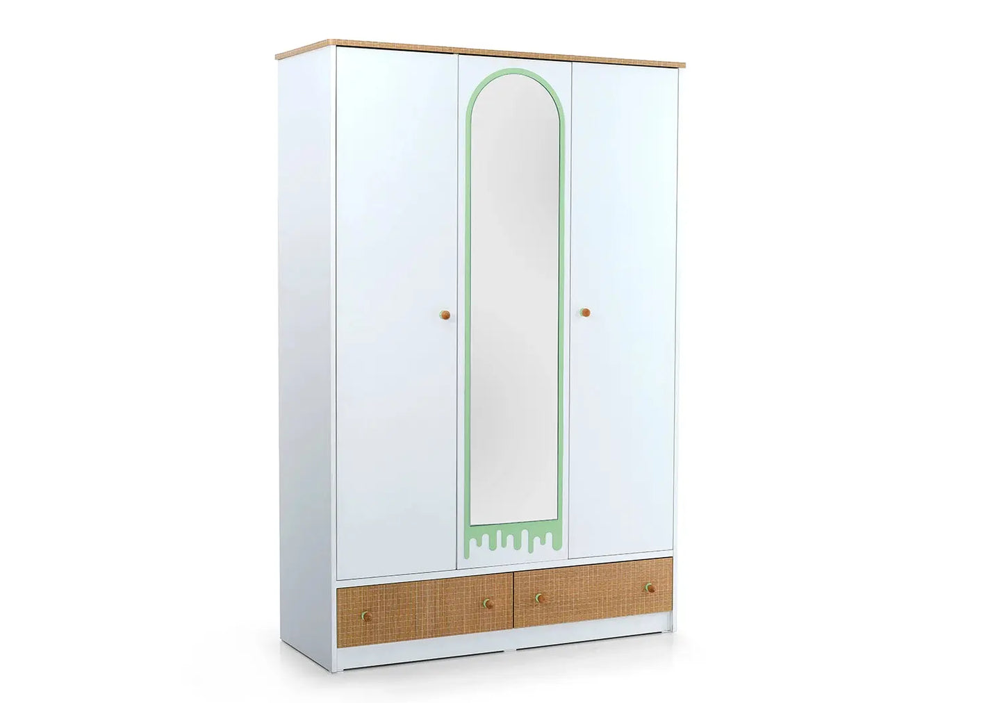 Ensemble chambre bébé Montessori vert JOLLY kelekci.com