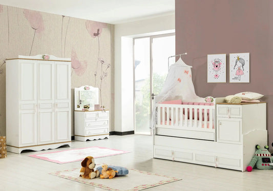 Chambre bébé LUNA: Élégante, fonctionnelle et moderne 🌸