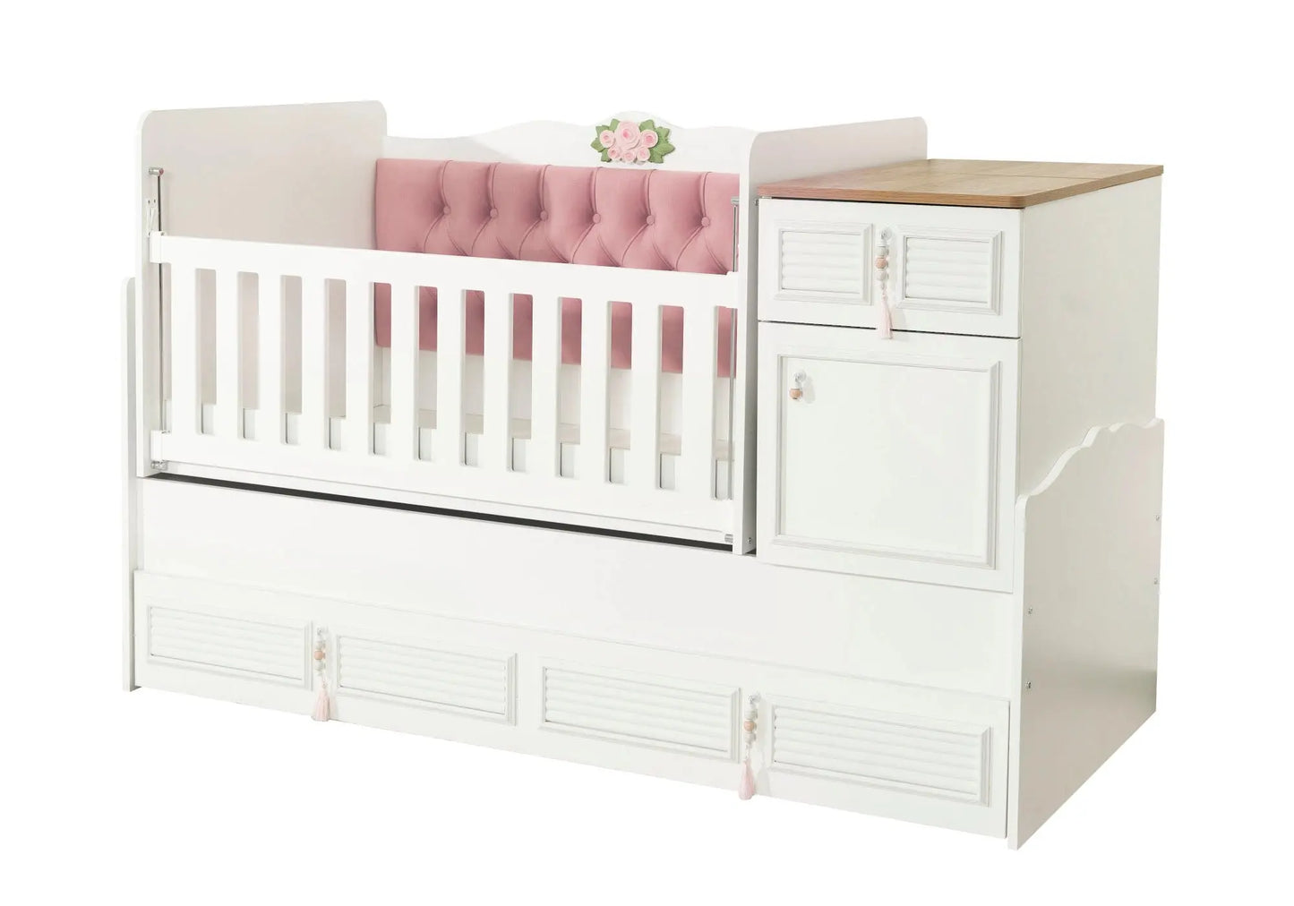 Ensemble chambre bébé rose LUNA kelekci.com