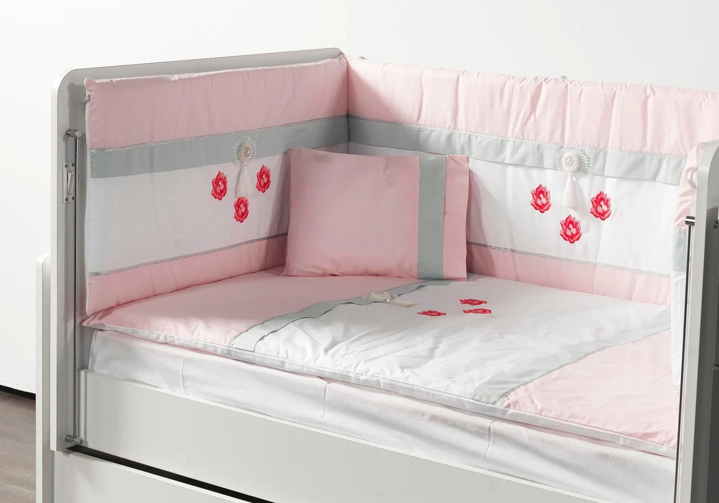 Ensemble chambre bébé rose LUNA kelekci.com