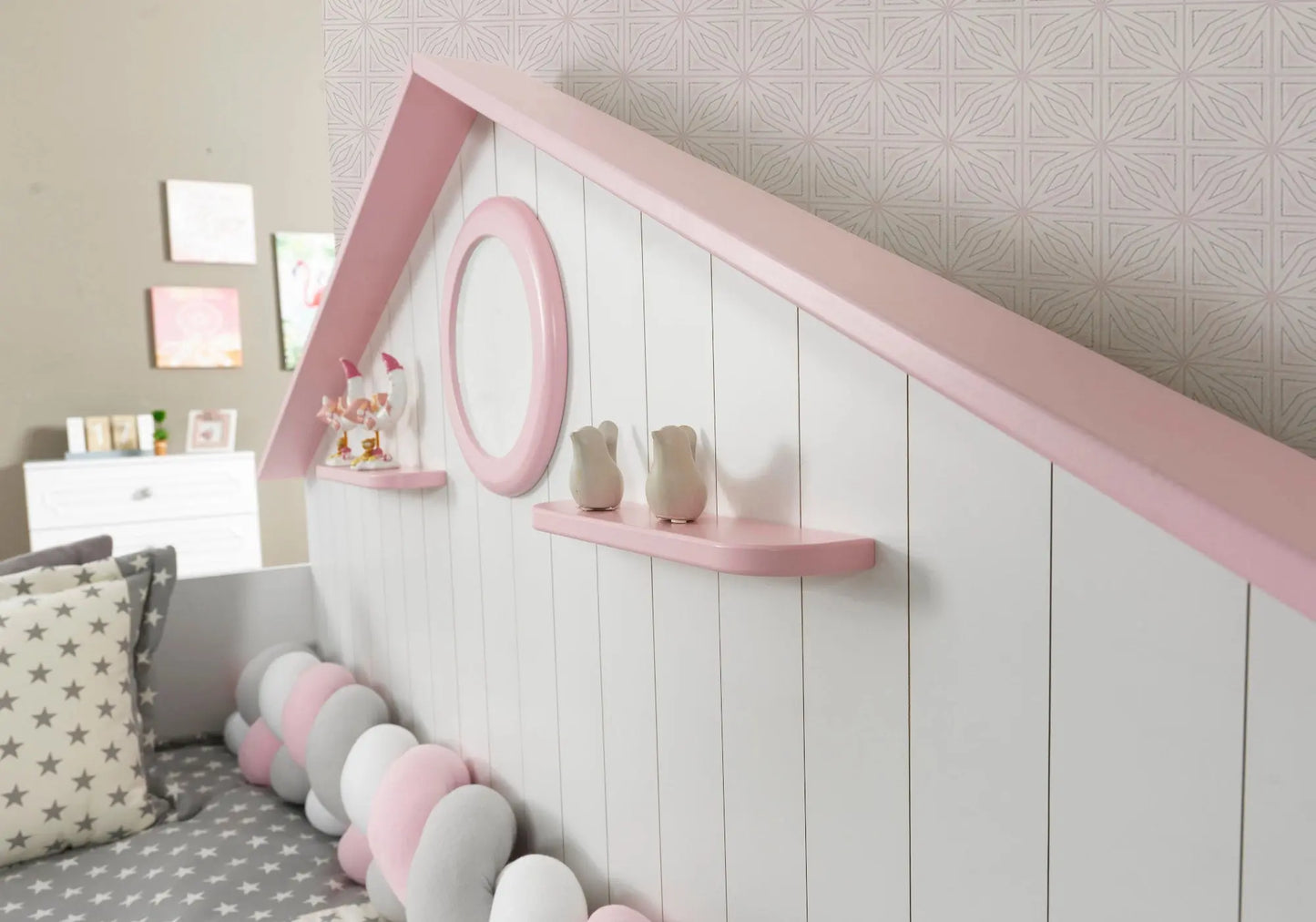 Ensemble chambre fille Montessori rose ALVIN kelekci.com