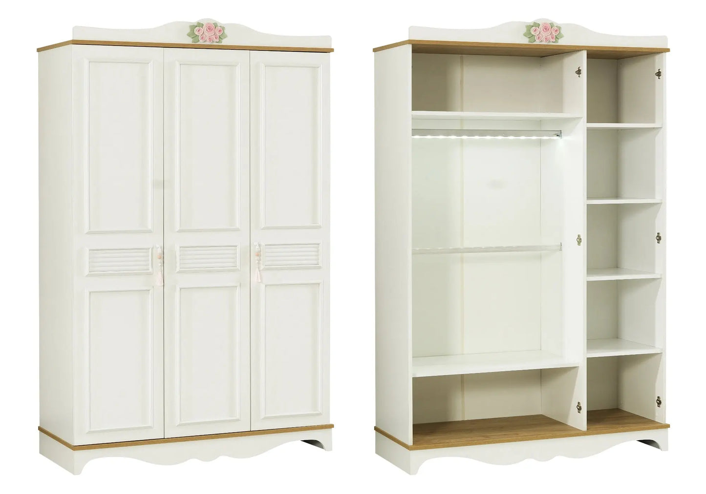 Ensemble complet de chambre moderne rose LUNA kelekci.com