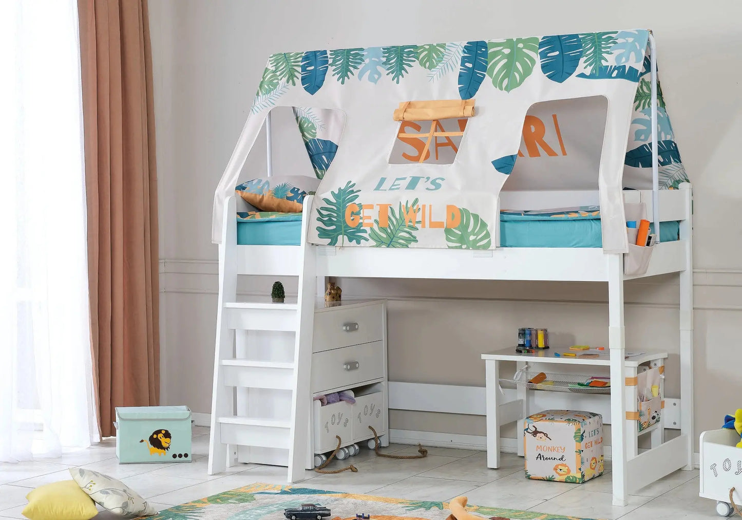 Ensemble de chambre enfant montessori MY WORLD SAFARI MAX kelekci.com