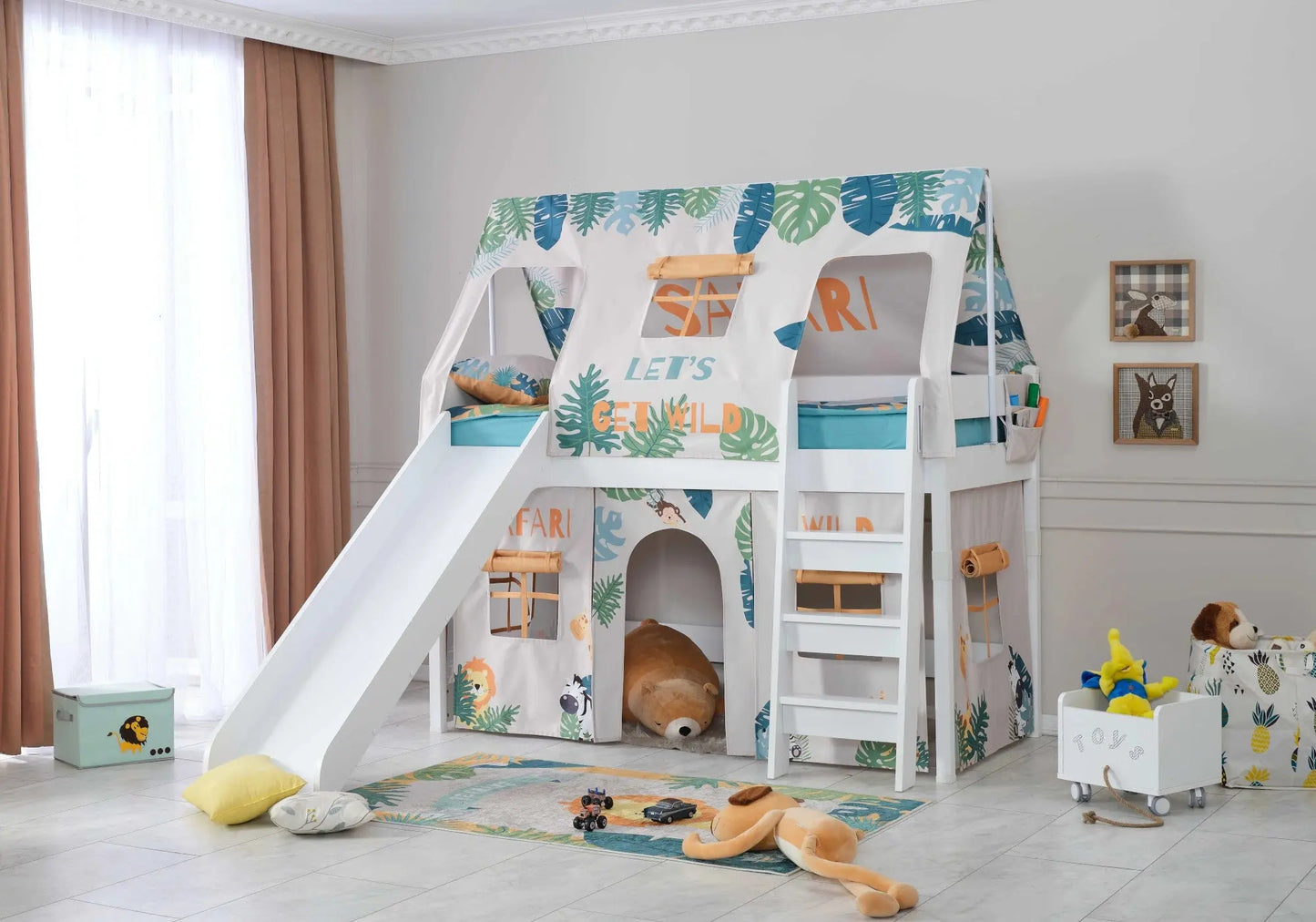 Ensemble de chambre enfant montessori MY WORLD SAFARI MAX kelekci.com