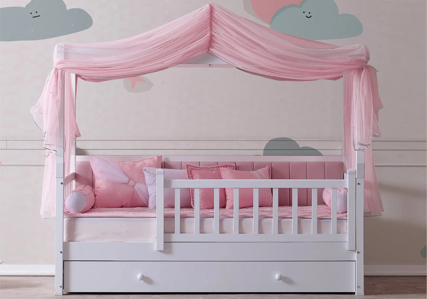 Ensemble de chambre enfant montessori rose SOHO QUEEN kelekci.com