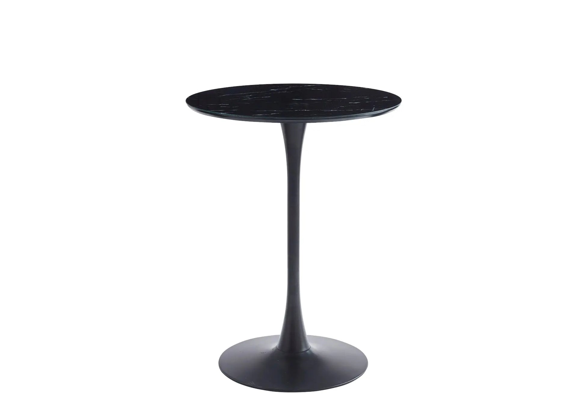 Ensemble table chaise bar noire marbre noir VIOLA New Design