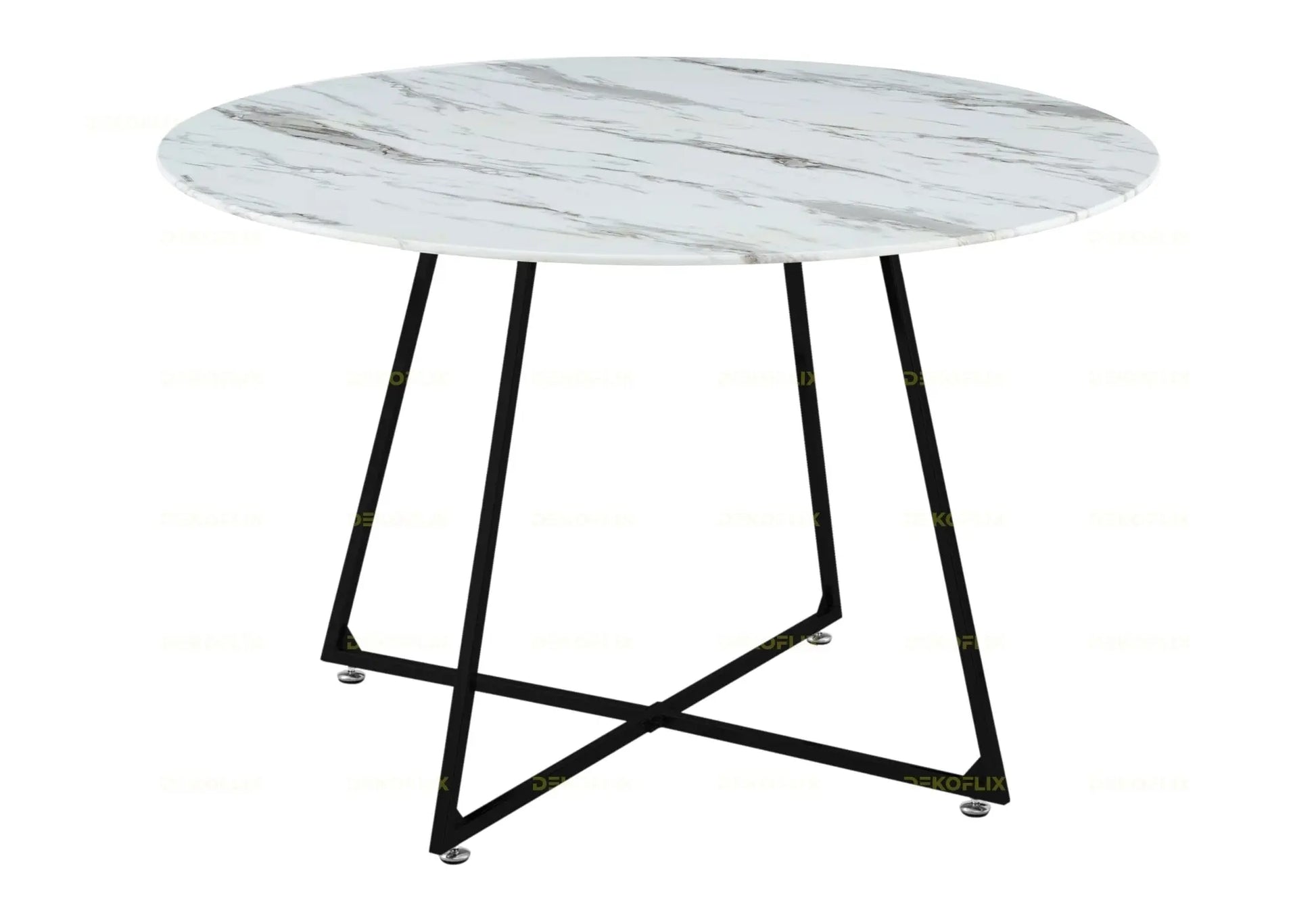 Ensemble table et chaises noires velours anthracite GINA New Design