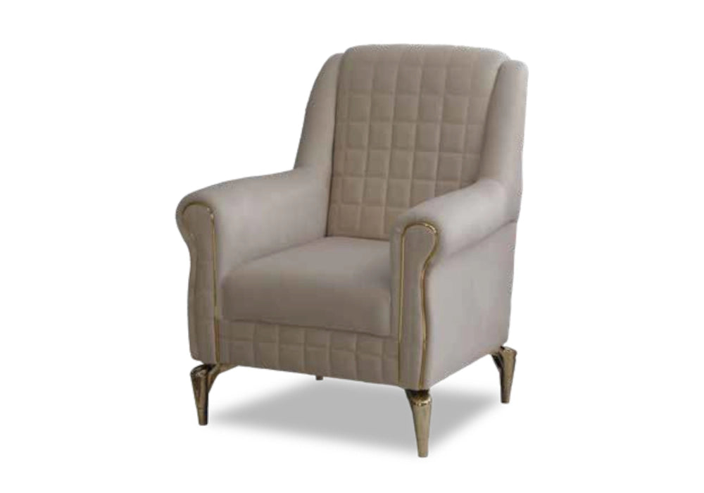 Ensemble canapés 3+2+1 beige avec lit et coffre – ATLAS