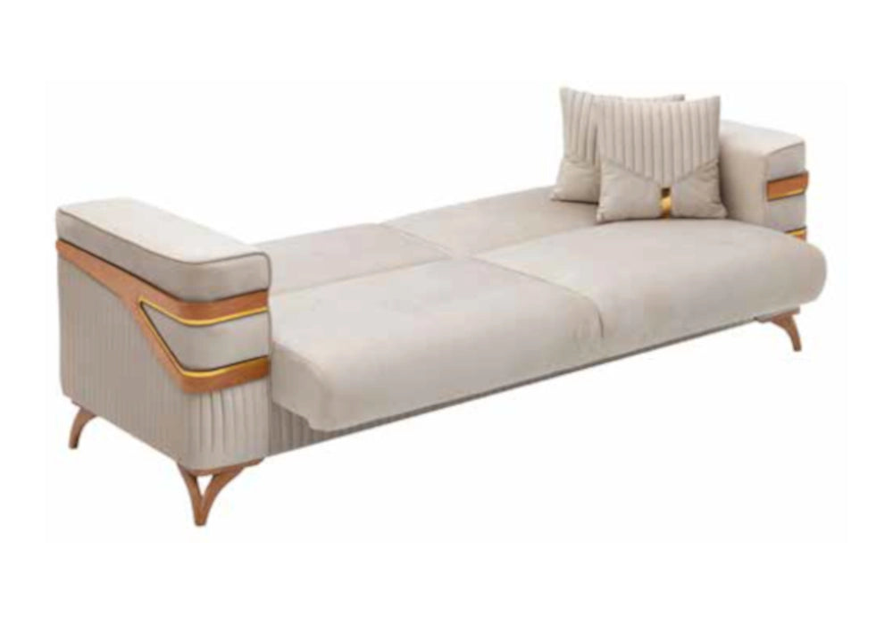 Ensemble canapés 3+2+1 design beige – ORIVA