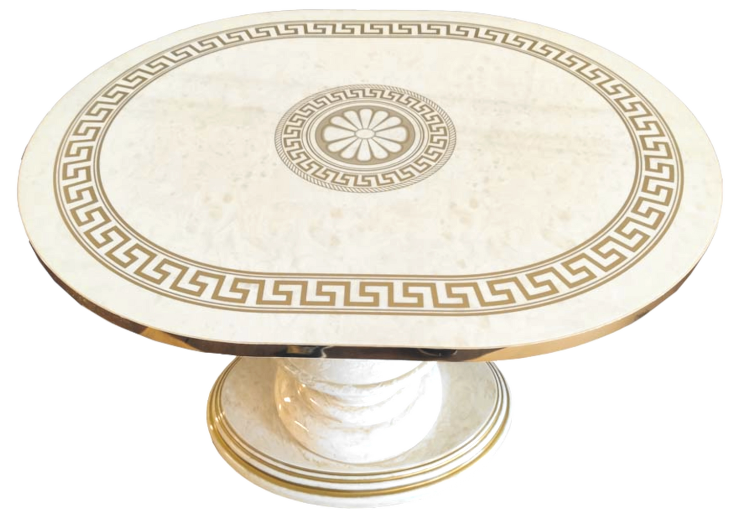 Ensemble meubles de salon baroque beige doré - CROWN