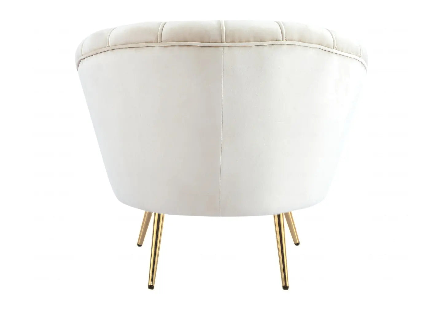 Fauteuil coquillage doré beige NYMEA New Design