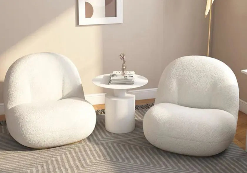 Fauteuil lounge beige PACHA New Design