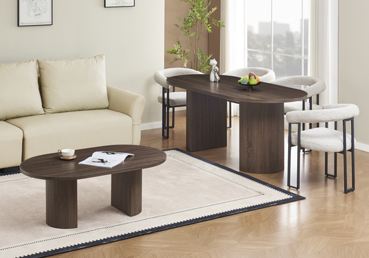Fauteuil de table tissu taupe pieds noirs - Soho x4
