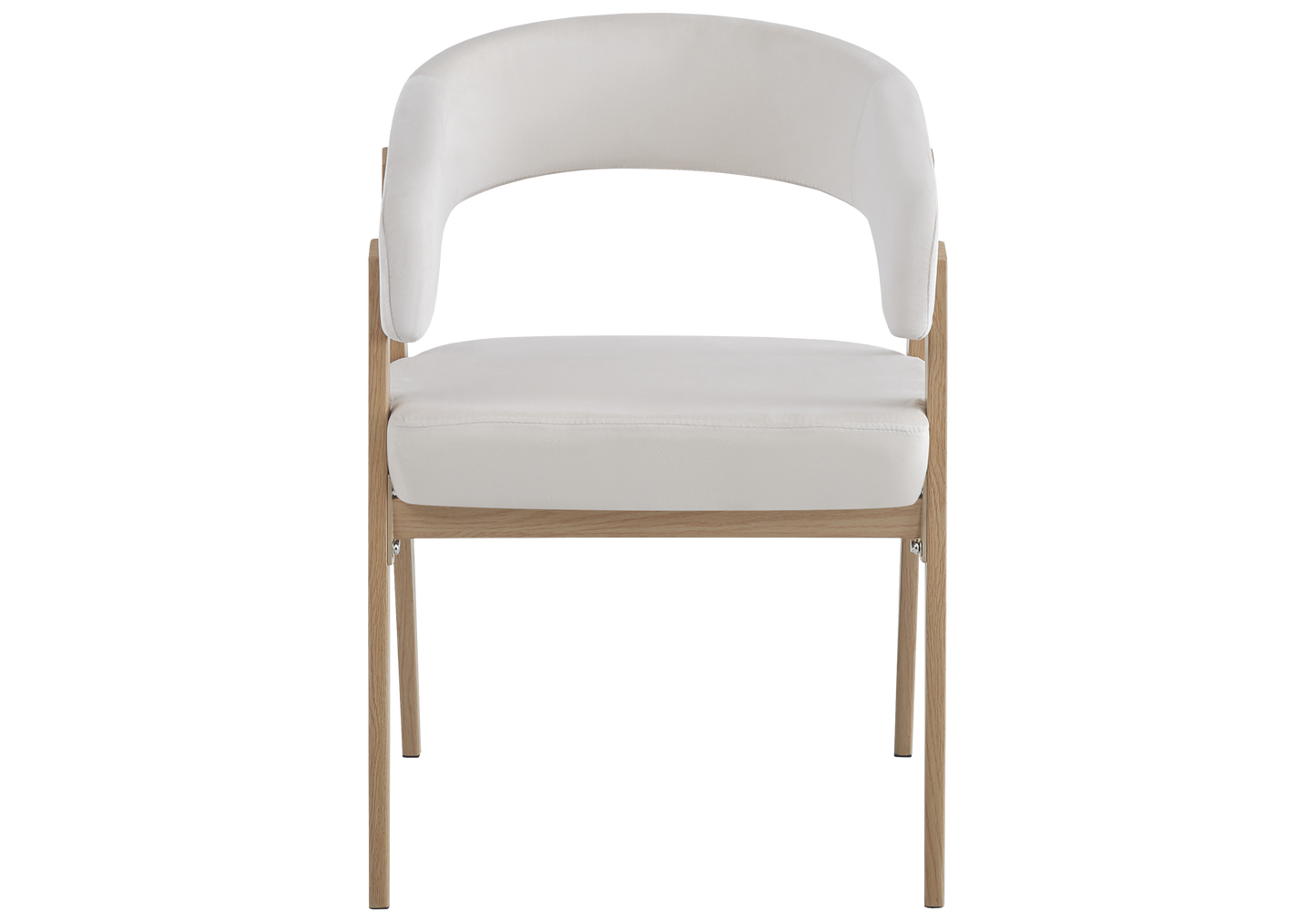 Fauteuil de table texturé beige chêne – Oslo x4