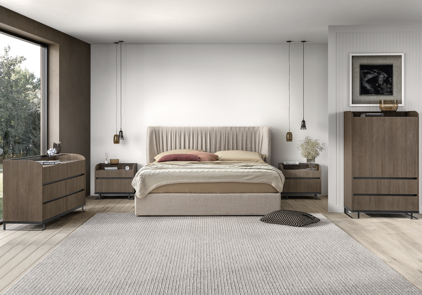 Chambre complète moderne - Hexagon