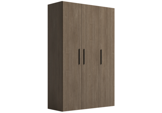 Dressing modulable 3 portes bois rainure Hexagon