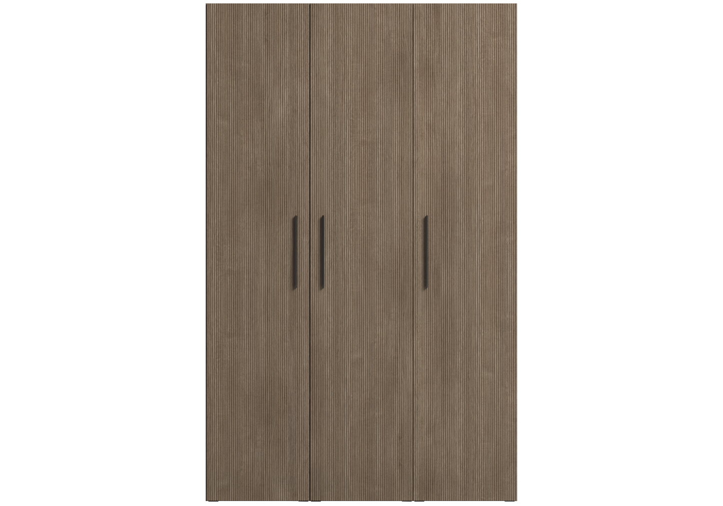 Dressing modulable 3 portes bois rainure Hexagon