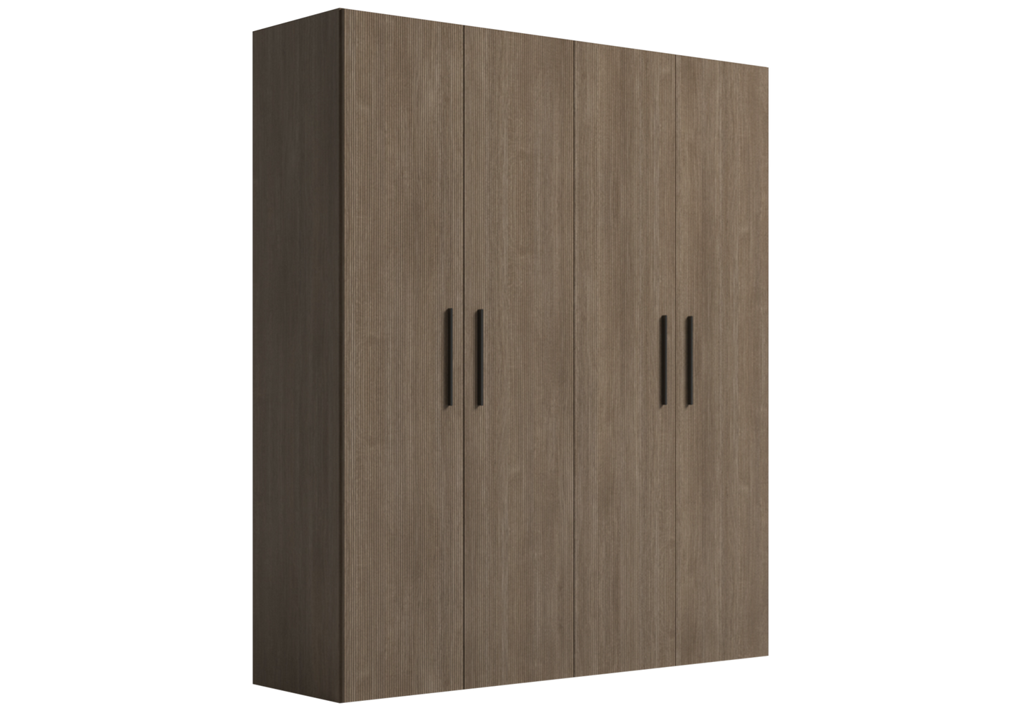 Dressing modulable 4 portes bois rainure – Hexagon