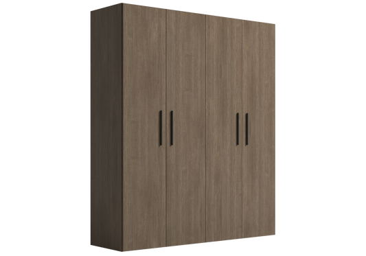 Dressing modulable 4 portes bois rainure – Hexagon