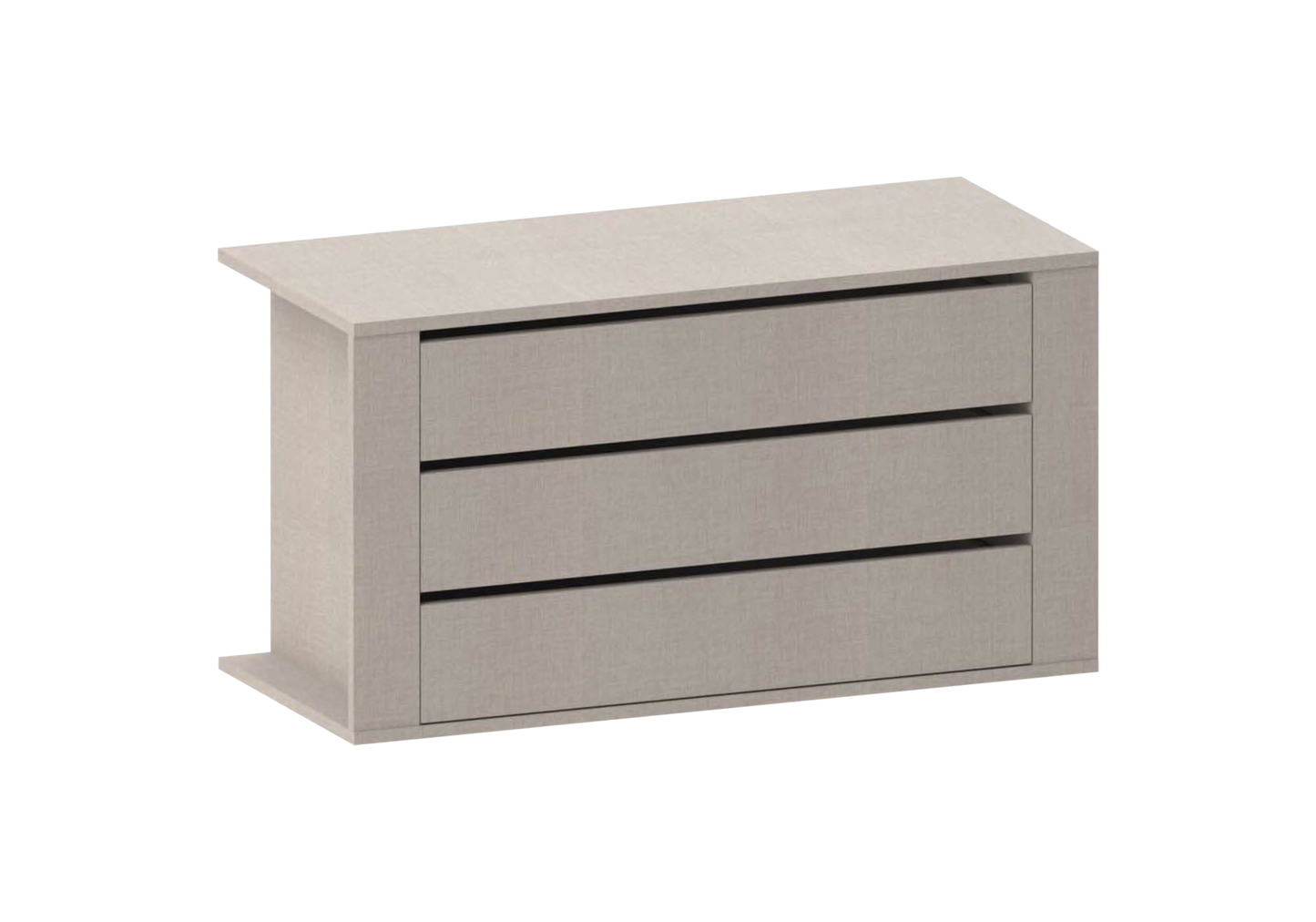 Armoire 5 portes noyer laqué – Eva