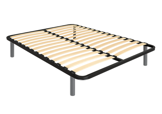 Jeu de 4 pieds en métal gris – EBAC