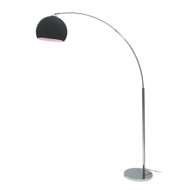 Lampadaire arc chrome noir DESI Today