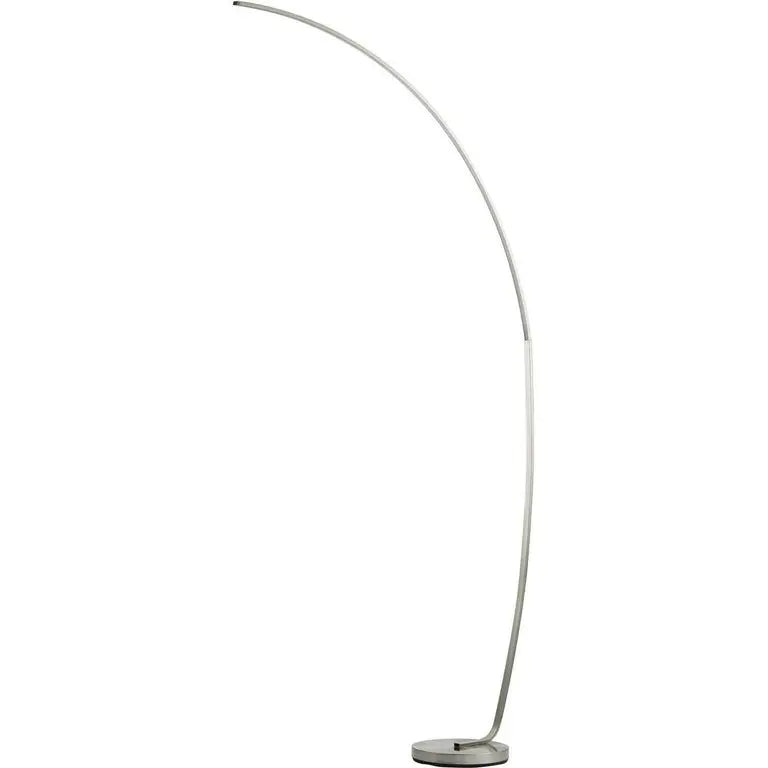 Lampadaire arc métal gris led JAXTA Today