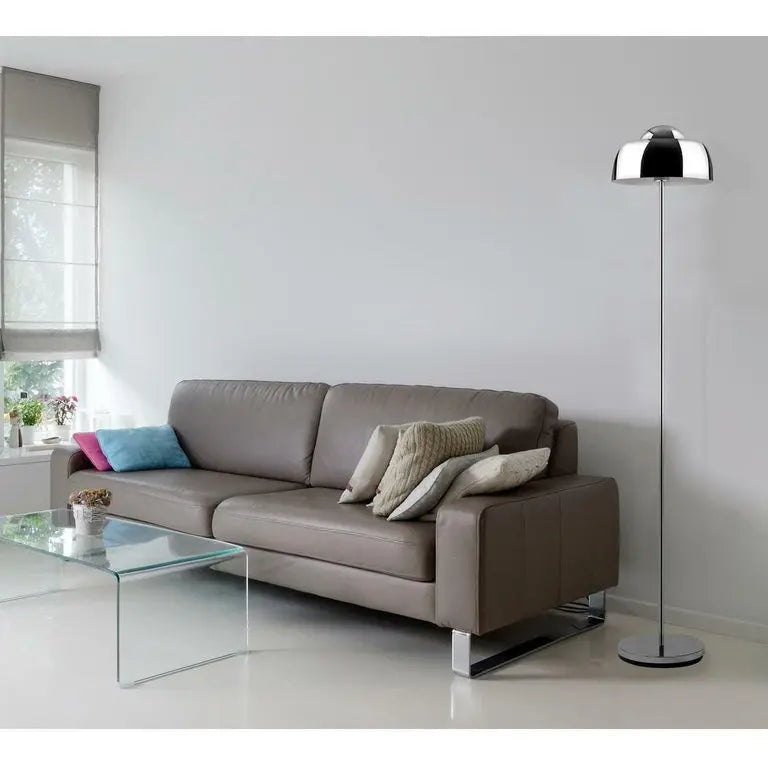 Lampadaire argent moderne AKI DEKOFLIX