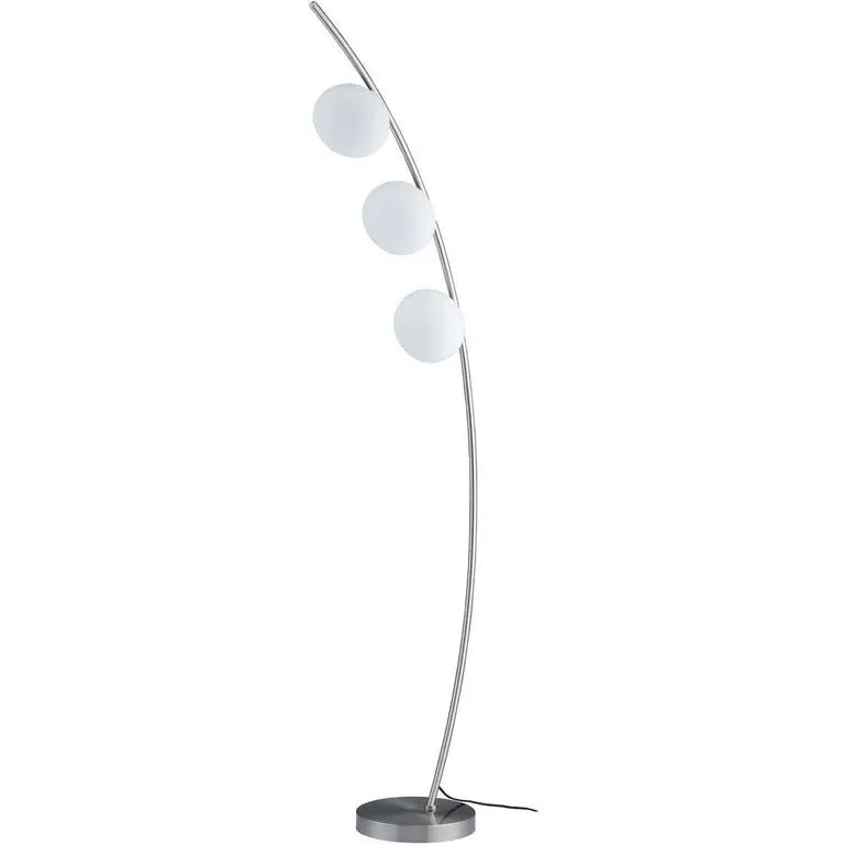 Lampadaire design chrome blanc ELSE Today