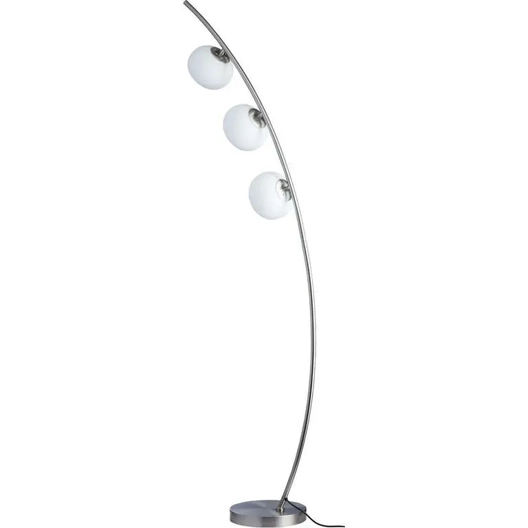 Lampadaire design chrome blanc ELSE Today