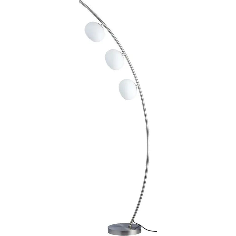 Lampadaire design chrome blanc ELSE Today