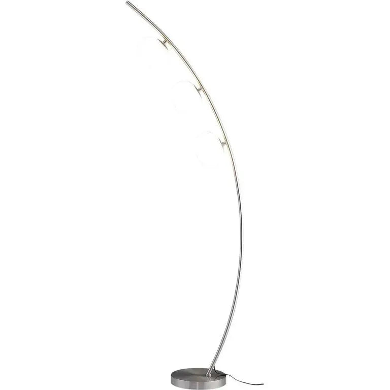 Lampadaire design chrome blanc ELSE Today