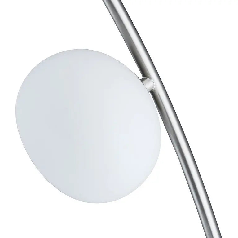 Lampadaire design chrome blanc ELSE Today