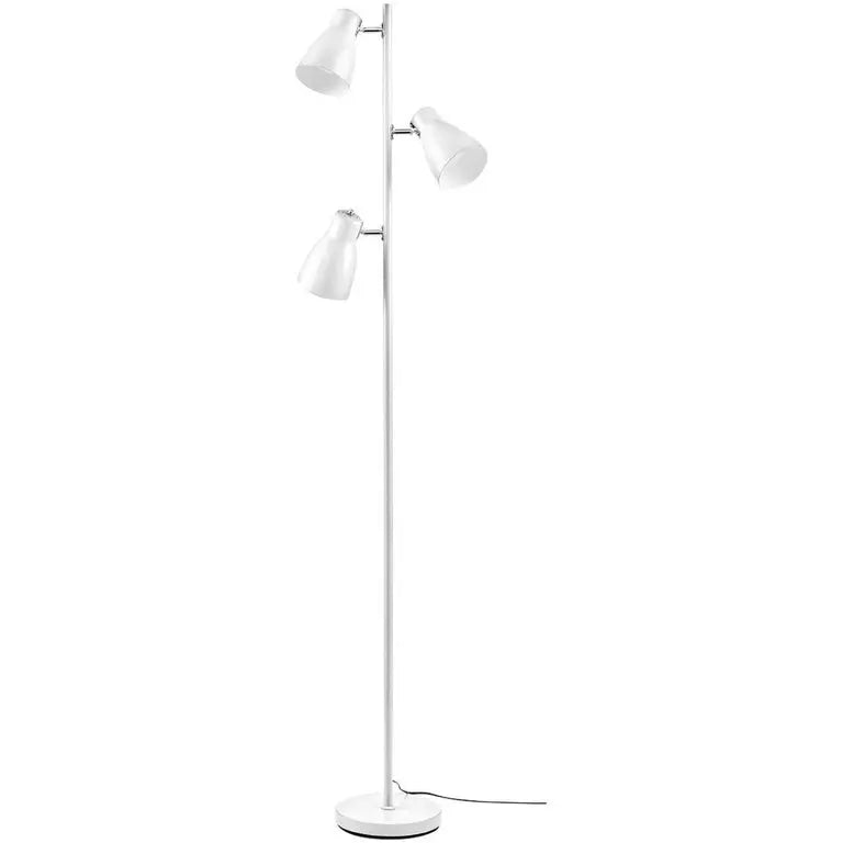 Lampadaire trois têtes blanc KIM New Design