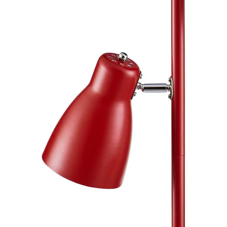 Lampadaire trois têtes rouge KIM KIM