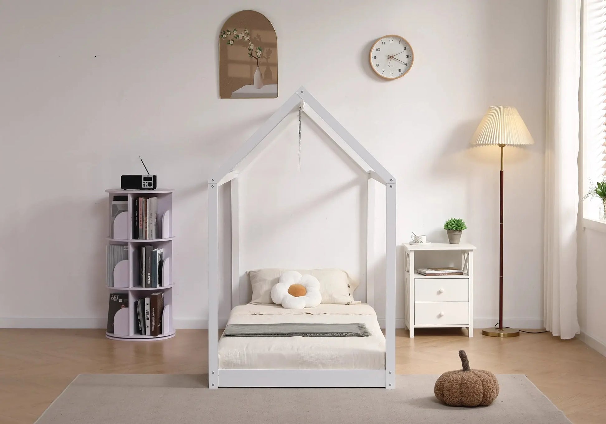 Lit cabane enfant bois blanc ERVA New Design