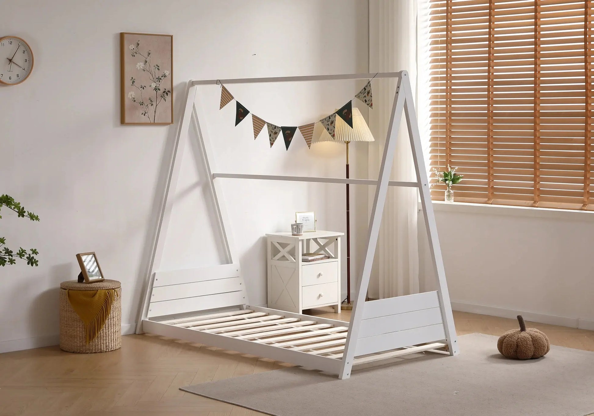 Lit cabane enfant bois blanc JOYE New Design