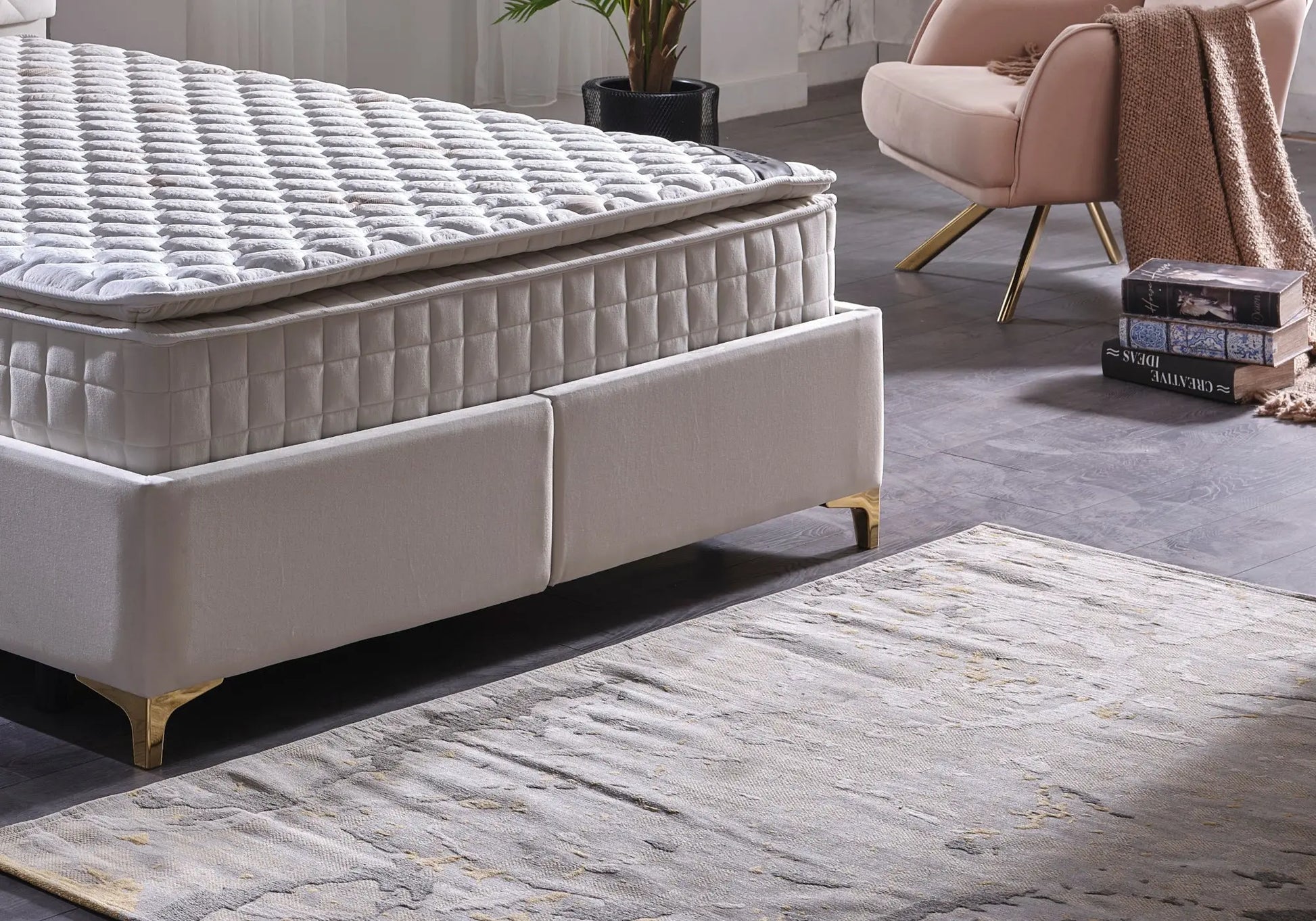 Lit coffre et matelas TOKYO Slims Mobilya