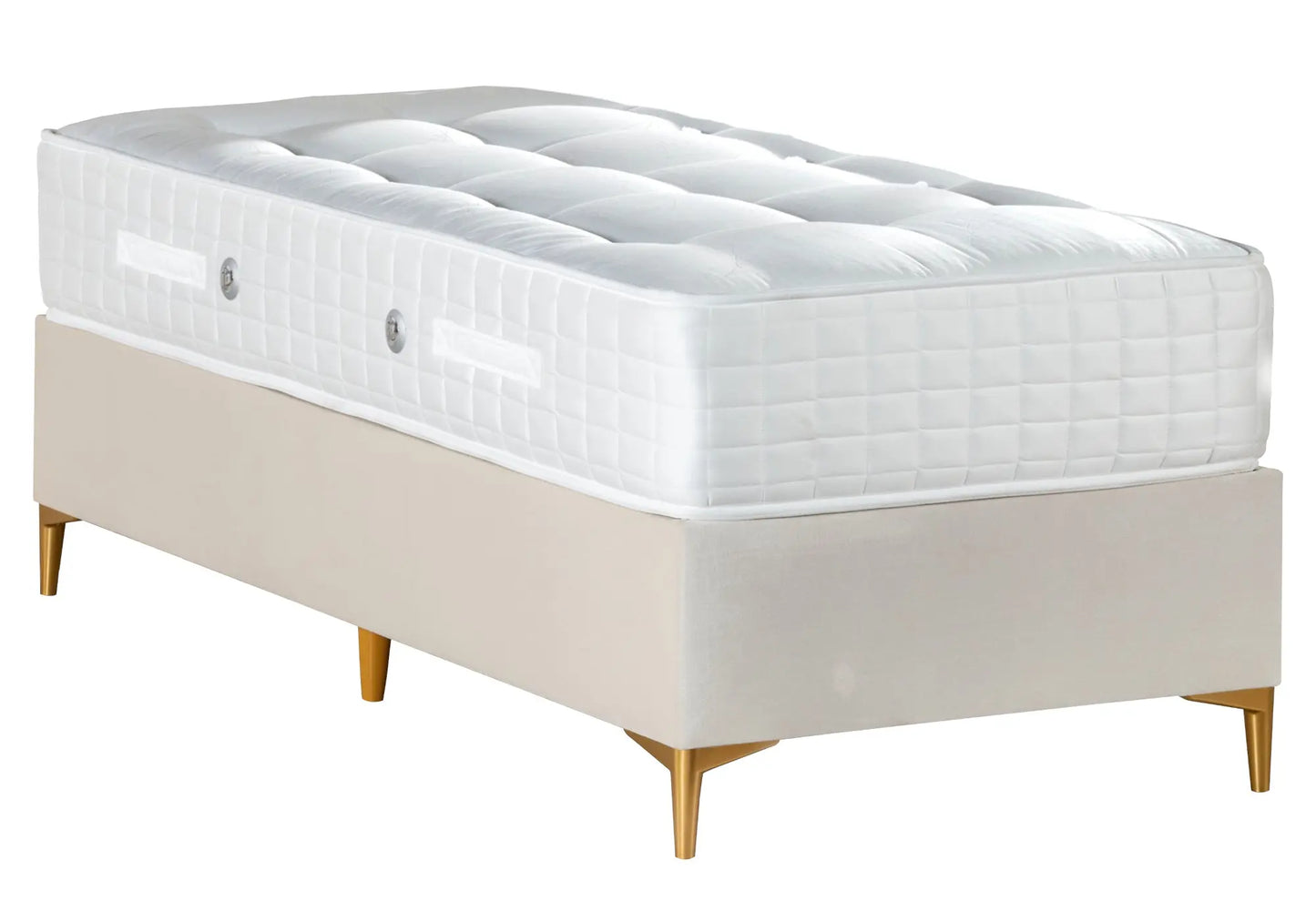 Lit coffre et matelas crème SERRA kelekci.com