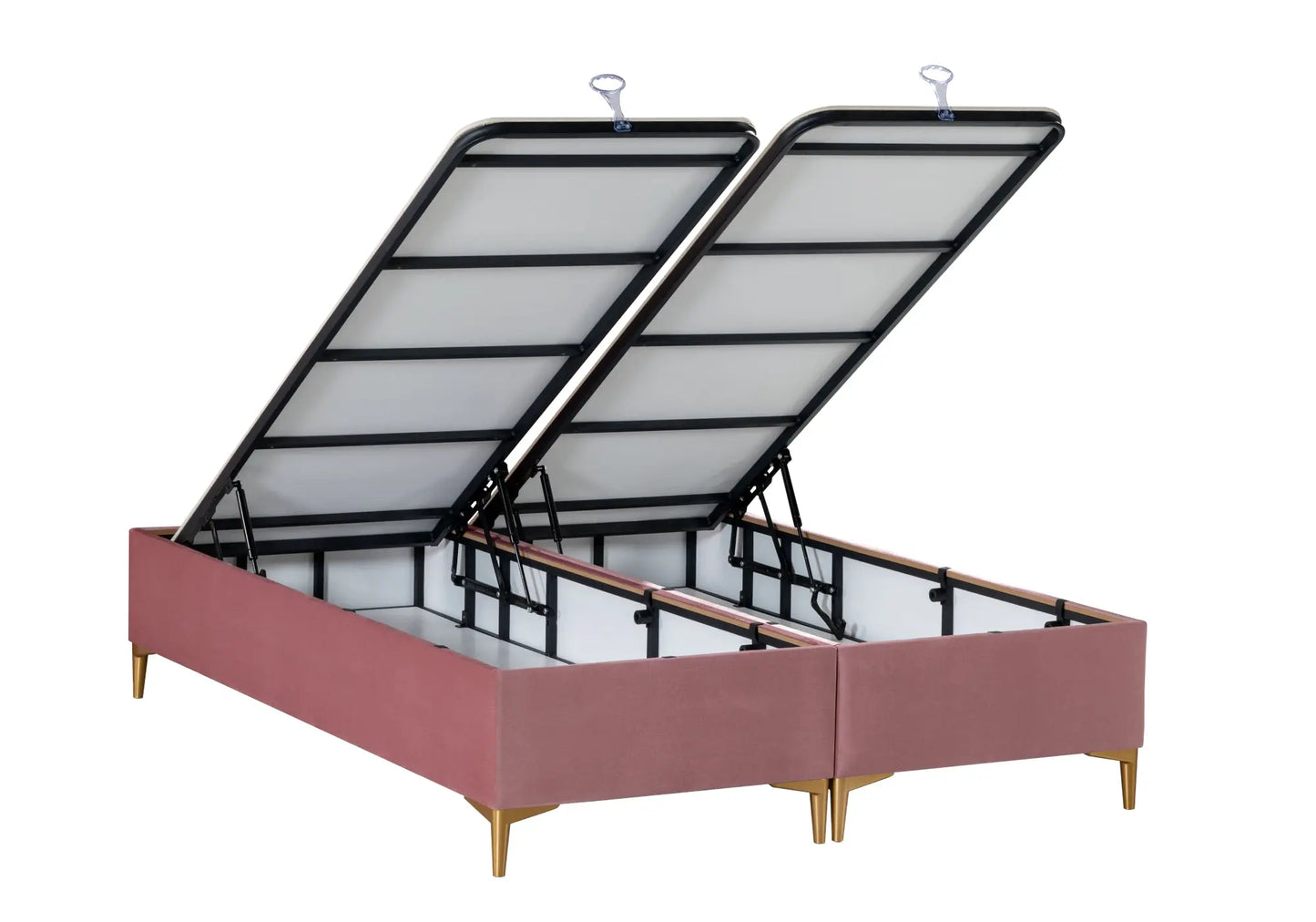 Lit coffre et matelas rose SERRA kelekci.com