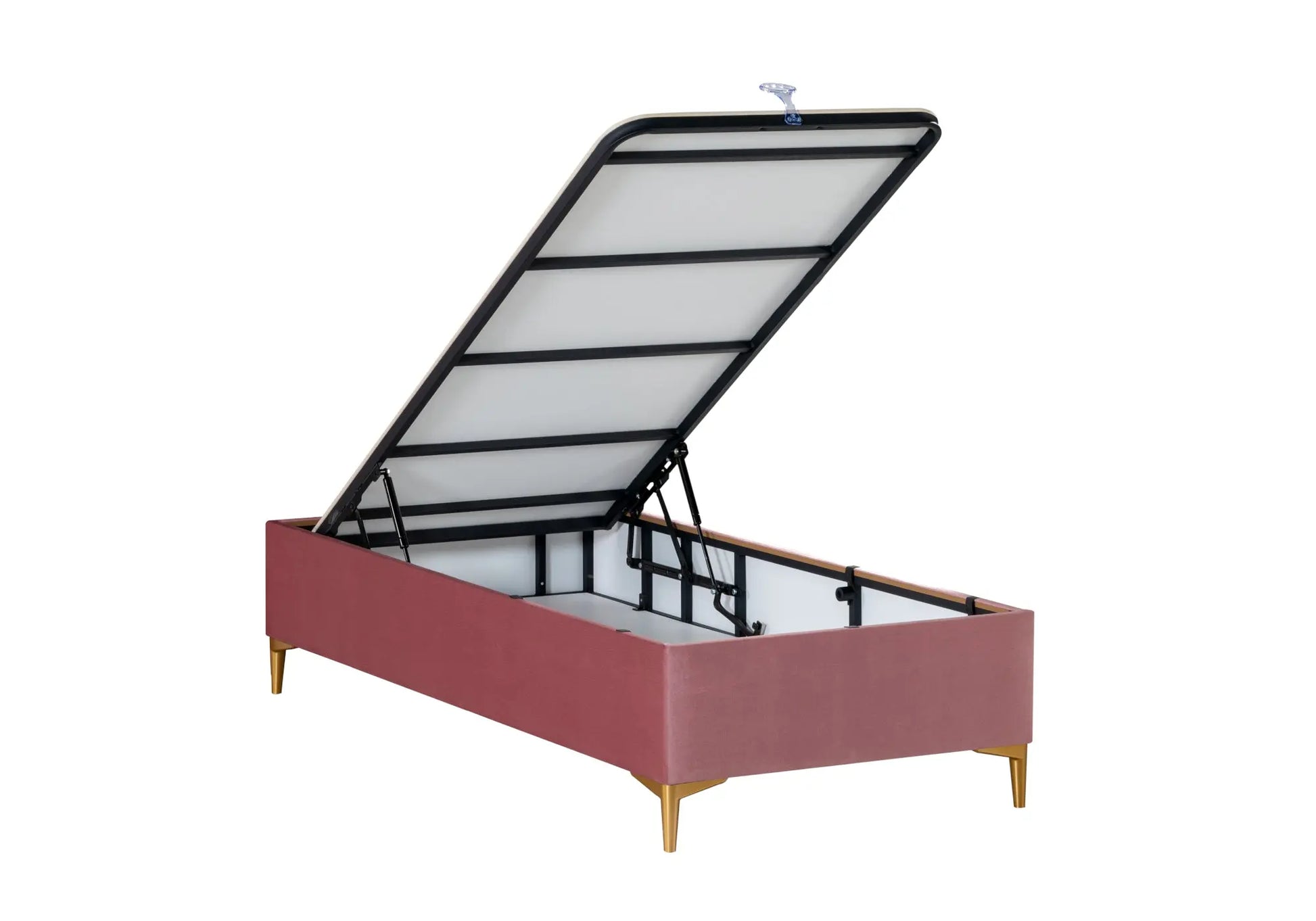 Lit coffre et matelas rose SERRA kelekci.com