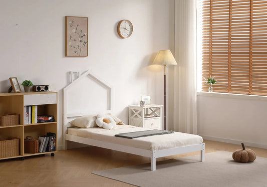 Design moderne avec le Lit Enfant Bois blanc OLFA