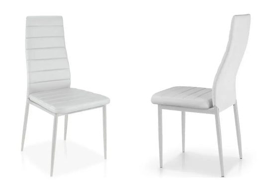 Lot 6 chaises design blanc FLY New Design