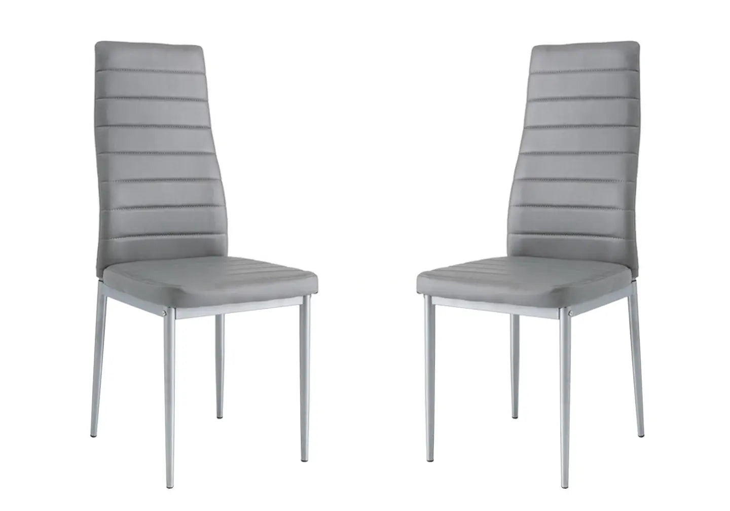 Lot 6 chaises design gris FLY New Design